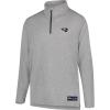 imageUltra Game NFL Official Adults Super Soft Quarter Zip Long Sleeve TShirtHeather Gray