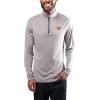 imageUltra Game NFL Official Adults Super Soft Quarter Zip Long Sleeve TShirtHeather Gray