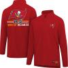imageUltra Game NFL Official Adults Super Soft Quarter Zip Long Sleeve TShirtTeam Color