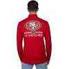 imageUltra Game NFL Official Adults Super Soft Quarter Zip Long Sleeve TShirtTeam Color