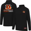 imageUltra Game NFL Official Adults Super Soft Quarter Zip Long Sleeve TShirtTeam Color