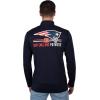 imageUltra Game NFL Official Adults Super Soft Quarter Zip Long Sleeve TShirtTeam Color