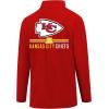 imageUltra Game NFL Official Adults Super Soft Quarter Zip Long Sleeve TShirtTeam Color