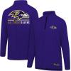 imageUltra Game NFL Official Adults Super Soft Quarter Zip Long Sleeve TShirtTeam Color