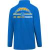 imageUltra Game NFL Official Adults Super Soft Quarter Zip Long Sleeve TShirtTeam Color