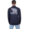 imageUltra Game NFL Official Adults Super Soft Quarter Zip Long Sleeve TShirtTeam Color