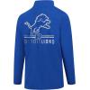 imageUltra Game NFL Official Adults Super Soft Quarter Zip Long Sleeve TShirtTeam Color