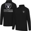 imageUltra Game NFL Official Adults Super Soft Quarter Zip Long Sleeve TShirtTeam Color