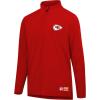 imageUltra Game NFL Official Adults Super Soft Quarter Zip Long Sleeve TShirtTeam Color