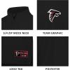 imageUltra Game NFL Official Adults Super Soft Quarter Zip Long Sleeve TShirtTeam Color