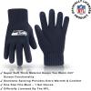 imageUltra Game Adults NFL Official 2 Pack Super Soft Winter Beanie Knit Hats with Warm Touch Screen GlovesTeam Color