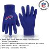 imageUltra Game Adults NFL Official 2 Pack Super Soft Winter Beanie Knit Hats with Warm Touch Screen GlovesTeam Color