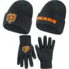 imageUltra Game Adults NFL Official 2 Pack Super Soft Winter Beanie Knit Hats with Warm Touch Screen GlovesTeam Color