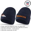 imageUltra Game Adults NFL Official 2 Pack Super Soft Winter Beanie Knit Hats with Warm Touch Screen GlovesTeam Color