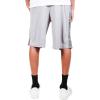 imageUltra Game Mens NBA Official Soft Air Mesh Teamster Basketball Shorts  Classic FitHeather Gray