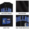 imageUltra Game Mens NBA Official Super Soft Button Down Jersey Baseball ShirtBlack 23