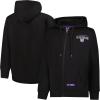 imageUltra Game Mens NBA Official Super Soft Driver Full Zip Hoodie Jacket SweatshirtBlack