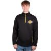 imageUltra Game Mens NBA Official Super Soft Quarter Zip Sweatshirt with Zipper PocketsTeam Color 2