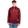 imageUltra Game Mens NBA Official Super Soft Quarter Zip Sweatshirt with Zipper PocketsTeam Color 2