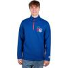 imageUltra Game Mens NBA Official Super Soft Quarter Zip Sweatshirt with Zipper PocketsTeam Color 2