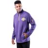 imageUltra Game Mens NBA Official Super Soft Quarter Zip Sweatshirt with Zipper PocketsTeam Color