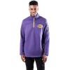 imageUltra Game Mens NBA Official Super Soft Quarter Zip Sweatshirt with Zipper PocketsTeam Color