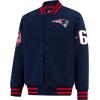 imageUltra Game Mens NFL Official Classic Varsity Coaches Jacket CoatTeam Color