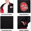 imageUltra Game Mens NFL Official Classic Varsity Coaches Jacket CoatTeam Color