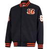 imageUltra Game Mens NFL Official Classic Varsity Coaches Jacket CoatTeam Color