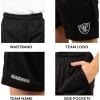 imageUltra Game Mens NFL Official Super Soft Mesh Active Training ShortsTeam Color