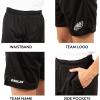 imageUltra Game Mens NFL Official Super Soft Mesh Active Training ShortsTeam Color