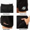 imageUltra Game Mens NFL Official Super Soft Mesh Active Training ShortsTeam Color