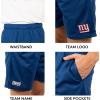 imageUltra Game Mens NFL Official Super Soft Mesh Active Training ShortsTeam Color