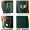 imageUltra Game NFL Official Adults Active Super Soft Fleece Game Day Jogger SweatpantsTeam Color Stripe