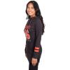 imageUltra Game Womens NFL Official Supremely Soft Tunic Sweatshirt HoodieBlack