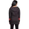 imageUltra Game Womens NFL Official Supremely Soft Tunic Sweatshirt HoodieBlack