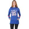 imageUltra Game Womens NFL Official Supremely Soft Tunic Sweatshirt HoodieBlue