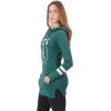 imageUltra Game Womens NFL Official Supremely Soft Tunic Sweatshirt HoodieGreen