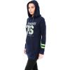 imageUltra Game Womens NFL Official Supremely Soft Tunic Sweatshirt HoodieTeam Color