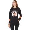 imageUltra Game Womens NFL Official Supremely Soft Tunic Sweatshirt HoodieTeam Color