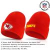 imageUltra Game Youth NFL Official 2 Pack Super Soft Winter Beanie Knit Hats with Warm Touch Screen Gloves  Boys ampamp GirlsTeam Color