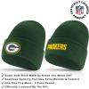 imageUltra Game Youth NFL Official 2 Pack Super Soft Winter Beanie Knit Hats with Warm Touch Screen Gloves  Boys ampamp GirlsTeam Color