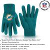 imageUltra Game Youth NFL Official 2 Pack Super Soft Winter Beanie Knit Hats with Warm Touch Screen Gloves  Boys ampamp GirlsTeam Color