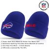 imageUltra Game Youth NFL Official 2 Pack Super Soft Winter Beanie Knit Hats with Warm Touch Screen Gloves  Boys ampamp GirlsTeam Color