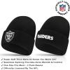 imageUltra Game Youth NFL Official 2 Pack Super Soft Winter Beanie Knit Hats with Warm Touch Screen Gloves  Boys ampamp GirlsTeam Color