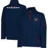 imageUltra Game mens Nfl Official Quarterzip Fleece Pullover Sweatshirt With Zipper PocketsTeam Color Updated
