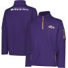 imageUltra Game mens Nfl Official Quarterzip Fleece Pullover Sweatshirt With Zipper PocketsTeam Color Updated