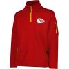 imageUltra Game mens Nfl Official Quarterzip Fleece Pullover Sweatshirt With Zipper PocketsTeam Color Updated
