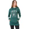 imageUltra Game Womens NFL Official Supremely Soft Tunic Sweatshirt HoodieGreen