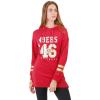 imageUltra Game Womens NFL Official Supremely Soft Tunic Sweatshirt HoodieRed